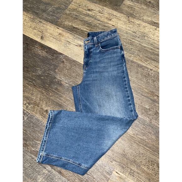 Talbots Wide Leg Crop Jean Size 4 - Picture 5 of 10